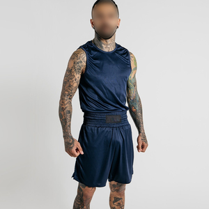 Shorts et débardeur de boxe haute performance pour l'entraînement et la compétition, vêtements de boxe et d'arts martiaux unisexes pour adultes, utilisables comme combinaisons de boxe - Product Image 1