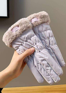 Winter Thickened Warm <b>Gloves</b> Are Used Skiing Outdoor Warmth Riding for Cold Proof Winter Warm <b>Gloves</b> - Product Image 2