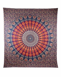 Rajasthan Mandala Printed Tapestries Multi-Purpose <b>Cloth</b> of Size Colorful Tapestry - Product Image 1