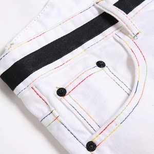 Nouveauté 2026 : Short en jean décontracté sur mesure pour homme, motif uni, couleur personnalisée, taille mi-haute, 100 % coton, fabriqué au Pakistan - Product Image 5