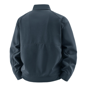 Nouvelle veste bomber d'hiver décontractée imperméable pour homme, col montant, logo frontal, multi-poches, en polaire softshell de haute qualité avec fermeture éclair - Product Image 5