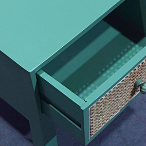 Modern Wooden Coffee <b>Table</b> Green <b>Storage</b> <b>Side</b> <b>Table</b> for Bedroom and Living Room SUREN SPACE SS4616 - Product Image 5