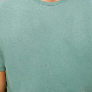 T-shirts personnalisés pour hommes, respirants, anti-rides, pour la musculation, à manches courtes, 100% coton blanc, col rond, blancs - Product Image 5
