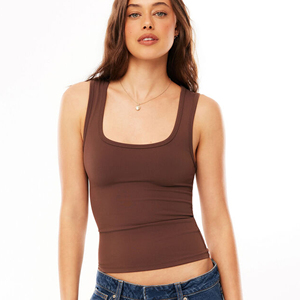 Camisetas Deportivas de Alta Calidad para Mujer, Estilo Racerback, Servicio OEM, Camisetas de Yoga, Gimnasio, Ejercicio, Atletismo - Product Image 5