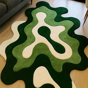 Abstract Luxury Hand Tufted Area Rug Designer Rug Wool Rug Cozy Rug Modern Luxury Home Rug for Living Room Bed Room Home Decor - Product Image 5