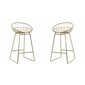 Modern Metal Bar <b>Stool</b> Ladder <b>Back</b> Commercial <b>High</b> Chair with Wood Cushion for Restaurant Cafe Bistro Pub - Product Image 4