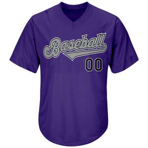 Maillot de baseball personnalisé au design tendance avec passepoil contrastant sur les manches, nom et numéro d'équipe personnalisés, tenue sportive d'équipe, vente en gros OEM - Product Image 6