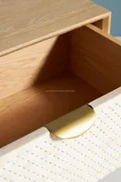 Coffre moderne de luxe en os et en bois de couleur moutarde fait à la main avec 6 tiroirs pour chambre à coucher/salon/intérieur de maison en incrustation d'os de luxe