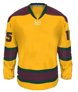 Vente en gros de sweats à capuche personnalisés à manches longues en polaire pour le hockey sur glace, tissu polyester, sublimation, sweats à capuche pour le hockey sur glace, uniforme de hockey, 280g - Product Image 6