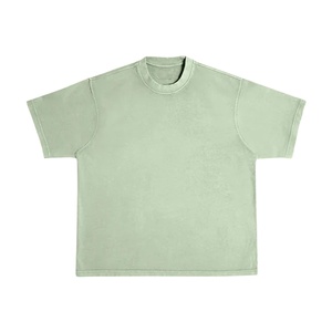 Men's Oversized Plain T Shirt Manufacturer Cotton Loose Fit Heavyweight Minimal Streetwear Blank Tee Top - Product Image 1