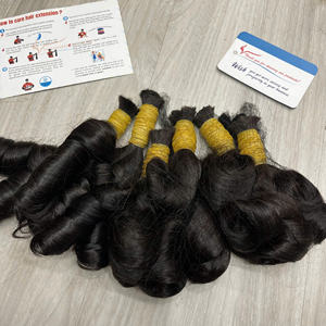 Cheveux humains russes bouclés naturels en vrac, extensions de cheveux humains de très haute qualité, nombreuses couleurs disponibles - Product Image 2