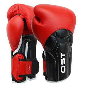 High Quality Boxing Training Gloves Pu Leather MMA Kickboxing Breathable <b>Hook</b> Loop Closure Moisture Wicking Customizable - Product Image 5
