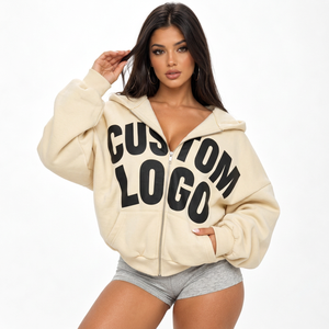 Sudaderas Personalizadas para Mujer, Estilo Urbano, 100% Algodón Felpa, Largo Regular, Diseño Ecológico con Impresión Serigráfica para Moda - Product Image 2