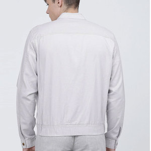 Blouson Bomber Homme en Coton et Polyester 2026 – Coupe Oversize Décontractée – En Vente - Product Image 6