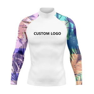Custom MMA Rash Guard Long Sleeve OEM Wholesale Manufacturer Compression Sports Shirt No Gi Grappling Apparel - Product Image 4