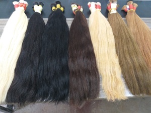 ผมต่อชาวเวียดนามแท้100% 100กรัมต่อมัดผมถักเปียผม2025ธรรมชาติ - Product Image 2