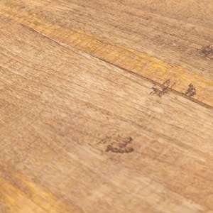 Mesa de Comedor Rectangular de Madera Vandana Hexa Sereno (160×90 cm) con Detalles Metálicos - Product Image 6