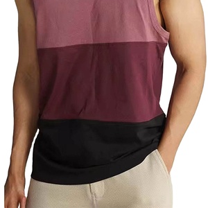 Solid Trader Summer Essentials Sleeveless Shirt Easy Care <b>Machine</b> Washable Fade Resistant Daily Wear Practical Mens Tank Top - Product Image 3