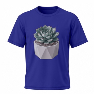 Top Selling Sustainable 2026 Men's Custom Printed Cotton/<b>Polyester</b> <b>T</b>-<b>Shirt</b> Anti Shrink Quick Dry Breathable Short Sleeve Regular - Product Image 1
