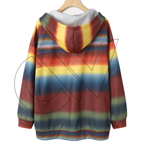 Sudadera con Capucha Extra Grande para Mujer, Marca Carewear Sports, Color Sólido, Manga Larga, Tejido de Punto, 100% Algodón, Estilo Casual de Invierno, Corte Corto - Product Image 2
