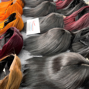 Hot Selling Bone Straight Bob <b>Wig</b> Colored Human Hair Extensions Middle Part Super Double Drawn 8-12 Inch ready to ship - Product Image 4