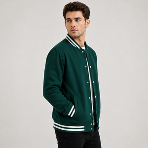 Custom Wool Body Varsity <b>Jacket</b> With Chenille Letters And Team Name Personalized <b>Leather</b> Sleeve Letterman <b>Jacket</b> With Embroidery - Product Image 3