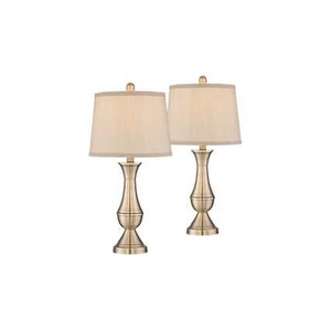 Contemporary Luxury Metal <b>Table</b> <b>Lamp</b> with Perforated Metal Shade and Glass Orb Base for Living Room & Bedroom Use - Product Image 6