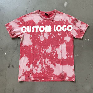 Camiseta de Manga Corta con Cuello Redondo y Logotipo Personalizado, Oversize, Ecológica, de Poliéster/Algodón, para Hombre, Ropa Urbana de Primera Calidad - Product Image 4