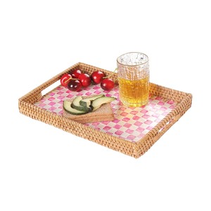 ถาดตกแต่งเปลือกหอยมุกสำหรับโต๊ะกาแฟและตกแต่งห้องนั่งเล่น - Product Image 3