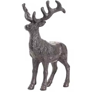 Escultura Artística de Reno en Metal Premium, Decoración Festiva Hecha a Mano para la Industria Hotelera - Product Image 3
