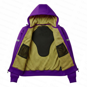 Veste de moto en Kevlar avec protection CE niveau 2, personnalisable et réfléchissante, pour la vente en gros – Fabricant - Product Image 5