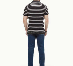 Nouveau T-shirts polo personnalisé de haute qualité pour hommes col rond respirant confortable microfibre casual polo T-shirts - Product Image 1