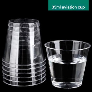 1oz 2oz 3oz desechable transparente PP PET plástico Mini vasos de chupito Mini envases de plástico para salsa de tomate taza de plástico - Product Image 3