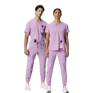 Tenues d'infirmières élégantes VN FACTORY, ensembles de blouses médicales pour femmes, costumes médicaux pour hommes, vêtements d'hôpital pour médecins/infirmières, usine FMF. - Product Image 3