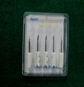 DK-387N เข็มแท็กกิ้ง 5 ชิ้น เหล็กมาตรฐาน ทนทาน ด้ามจับสีน้ำเงิน ใช้ได้กับปืนแท็กกิ้งทั่วไป - Product Image 1