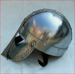 Casque nasal viking, armure médiévale, casque en acier, costume - Product Image 4