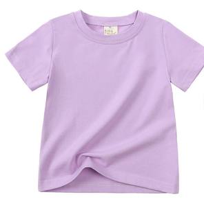 Camisetas de Verano para Niños y Niñas, Cuello Redondo, Tejidas, Manga Corta, 100% Algodón, Personalizadas, al por Mayor - Product Image 3