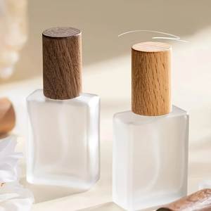 Wholesale Eco-Friendly Luxury Handmade Wooden <b>Perfume</b> Bottle Refillable Fragrance <b>Container</b> OEM ODM Storage Bottles Jars - Product Image 1