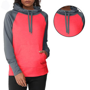Sudaderas con Capucha para Mujer, Personalizadas, Cómodas, Transpirables, 100% Algodón Tejido, Bordado Frontal, Otoño Invierno, Tallas Grandes, Cortas - Product Image 4
