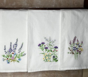 Paños de Cocina Reutilizables Nature4u 100% Algodón, Diseño Bordado de Flores Silvestres, Ecológicos, de Secado Rápido, Alta Absorción de Agua, Personalizables - Product Image 3
