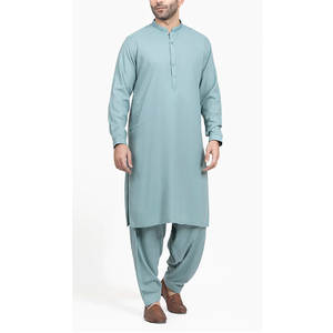 Prix de gros – Ensemble shalwar kameez pour homme, coupe confortable, longueur standard, qualité supérieure, best-seller - Product Image 1