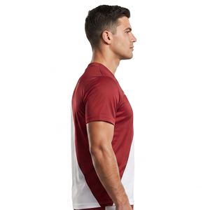 Men's Volleyball Jersey Sublimation Printed Breathable Team Jersey Short Sleeve Crew Neck Quick Dry Premium - Product Image 3