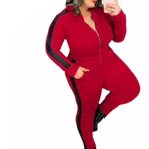 Sweat-shirt à capuche court et pantalon de survêtement deux pièces pour femme, en coton 100% respirant et écologique, avec logo personnalisé, style streetwear, pour l'automne, vêtements de sport - Product Image 2