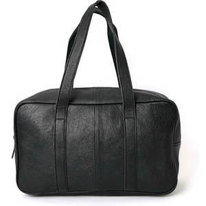 Sac de voyage léger et spacieux en cuir véritable avec fermeture éclair, vente en gros, fournisseur direct d'usine LHODB-0009 - Product Image 2