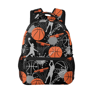 Sacs à dos de basketball personnalisés pour hommes, en polyester, avec détails réfléchissants, logo d'équipe par sublimation, sacs à dos de basketball en vente - Product Image 5