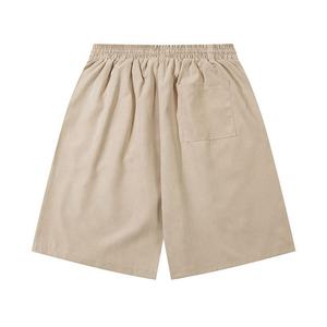 กางเกงขาสั้นระบายอากาศสำหรับผู้ชายกางเกงขาสั้นแนวสตรีทแบบมีเชือกผูกปักลายสำหรับฤดูร้อน - Product Image 3