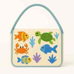 Bolso Casual de Lujo Hecho a Mano en India, Surtido de Cuentas de Vidrio Multicolor, Bolso Artesanal Local Duradero, Bolsos Promocionales - Product Image 5