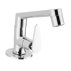 ก๊อกน้ำติดผนังแบบคอหงส์ ชุบโครเมียม สำหรับอ่างล้างจานในครัว เครื่องซักผ้า ก๊อกน้ำร้อนน้ำเย็น ก๊อกผสมอ่างล้างหน้าในห้องน้ำ - Product Image 2