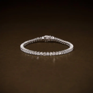 Pulsera de Diamantes Cultivados en Laboratorio de Lujo, Corte Brillante Redondo, 4.79CTW, Color E-F, Diamantes Certificados VVS2, Regalo de Boda, Joyería Fina - Product Image 1