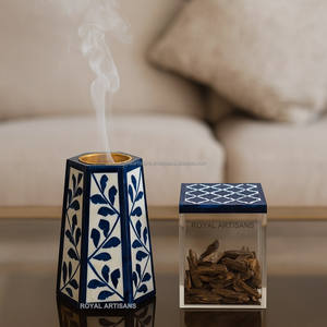 Nouveauté 2025 Ensemble de Bakhoor de Luxe Brûleur d'Encens Boîte en Acrylique Charbon Religieux Islamique Coriandre Prise Écologique Encens - Product Image 3